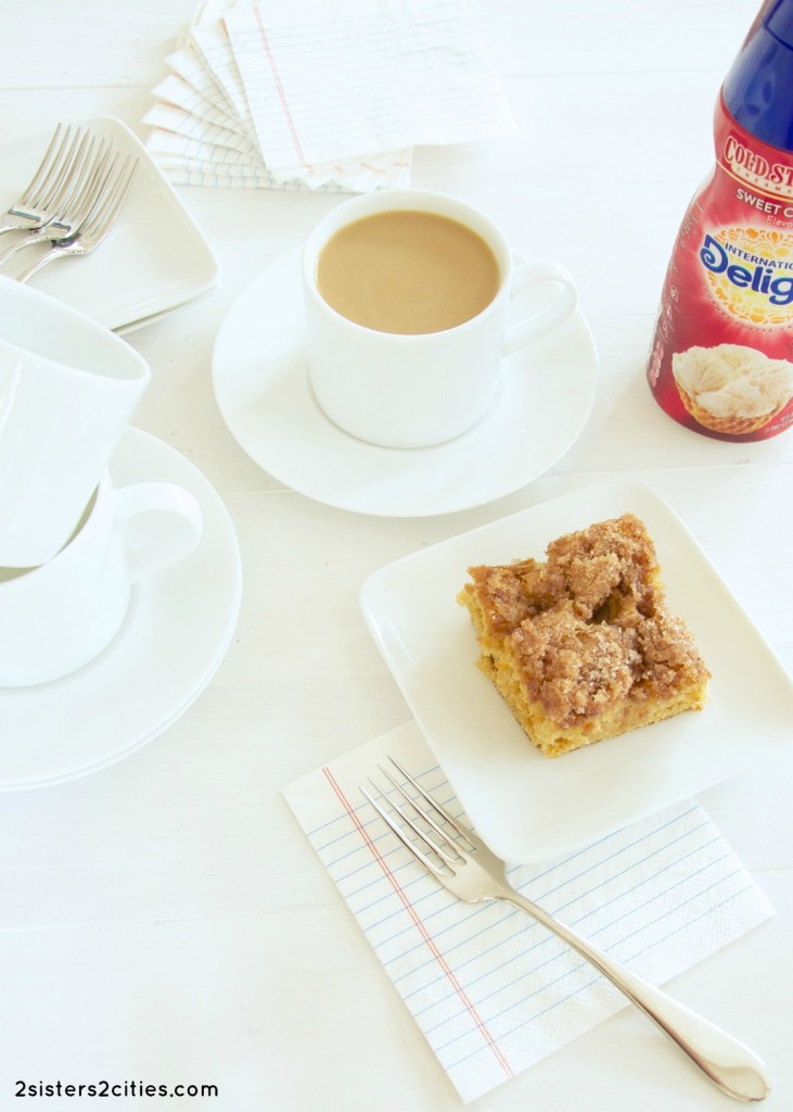 Cinnamon Sugar Apple Cake  {from 2 Sisters 2 Cities}